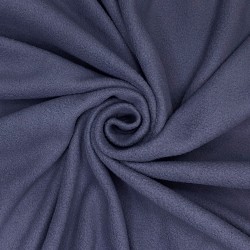 Ткань Флис Односторонний 130 гр/м2, цвет Темно-серый (на отрез)  в Дмитровграде
