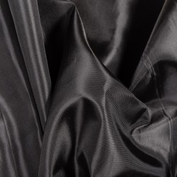 Ткань подкладочная Таффета 190Т, цвет Черный (на отрез)  в Дмитровграде