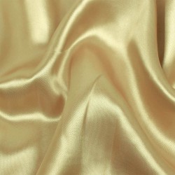 Ткань Атлас-сатин ЛЮКС, цвет Золотой (на отрез)  в Дмитровграде