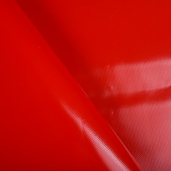Ткань ПВХ 450 гр/м2, Красный (на отрез)  в Дмитровграде