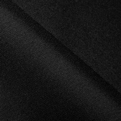Прорезиненная ткань Оксфорд 600D ПВХ, Черный (на отрез)  в Дмитровграде