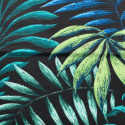 Интерьерная ткань Дак (DUCK), принт &quot;Тропические листья&quot; (на отрез)  в Дмитровграде